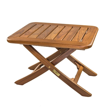 Whitecap Small Slat Top Adjustable Table 60028